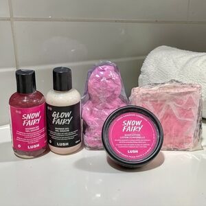 NEW Lush Snow Fairy Bundle Bath Set